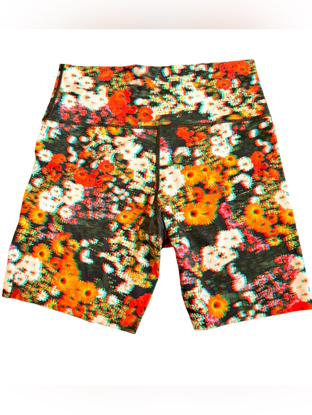 OFFLINE by Aerie Goals Trippy 3D Floral Biker Festival Shorts XL Festival